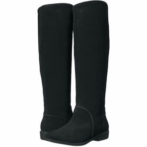 UGG Australia W Gracen Black Suede Riding Boots
